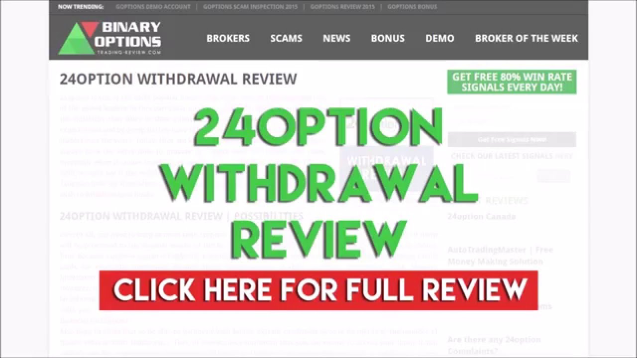 24option Withdrawal Review