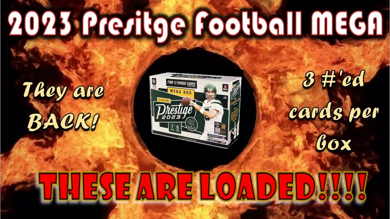 These have HUGE POTENTIAL!!  FIRST LOOK - 2023 Prestige Football Mega (Target)