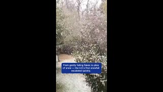 Uk Blanketed With First Snow