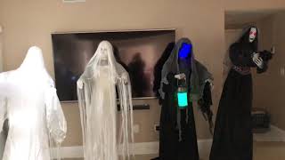 All 4 versions of Tekky Designs “Floating Ghosts” LifeSize’s Halloween Spirit Halloween Big Lots Profile