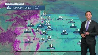 Slushy Pikes Peak Region morning