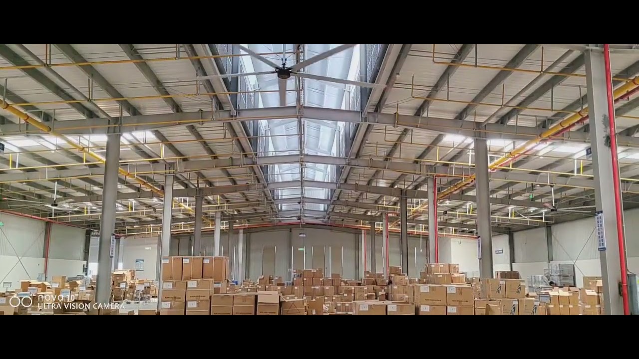 Industrial Fan in Action – Powerful Airflow for Heavy-Duty Cooling!