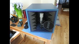 DIY Vocal Reflection Box - Vocal Box Test Audio