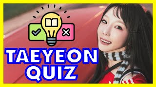 Download Lagu THE ULTIMATE TAEYEON (GIRLS’ GENERATION) GAME! ARE YOU A REAL SONE? TEST IT NOW! | KPOP QUIZ #188