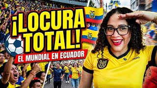 ¡UNA LOCURA! Así se vivió el primer partido de ECUADOR en el Mundial 🇪🇨⚽