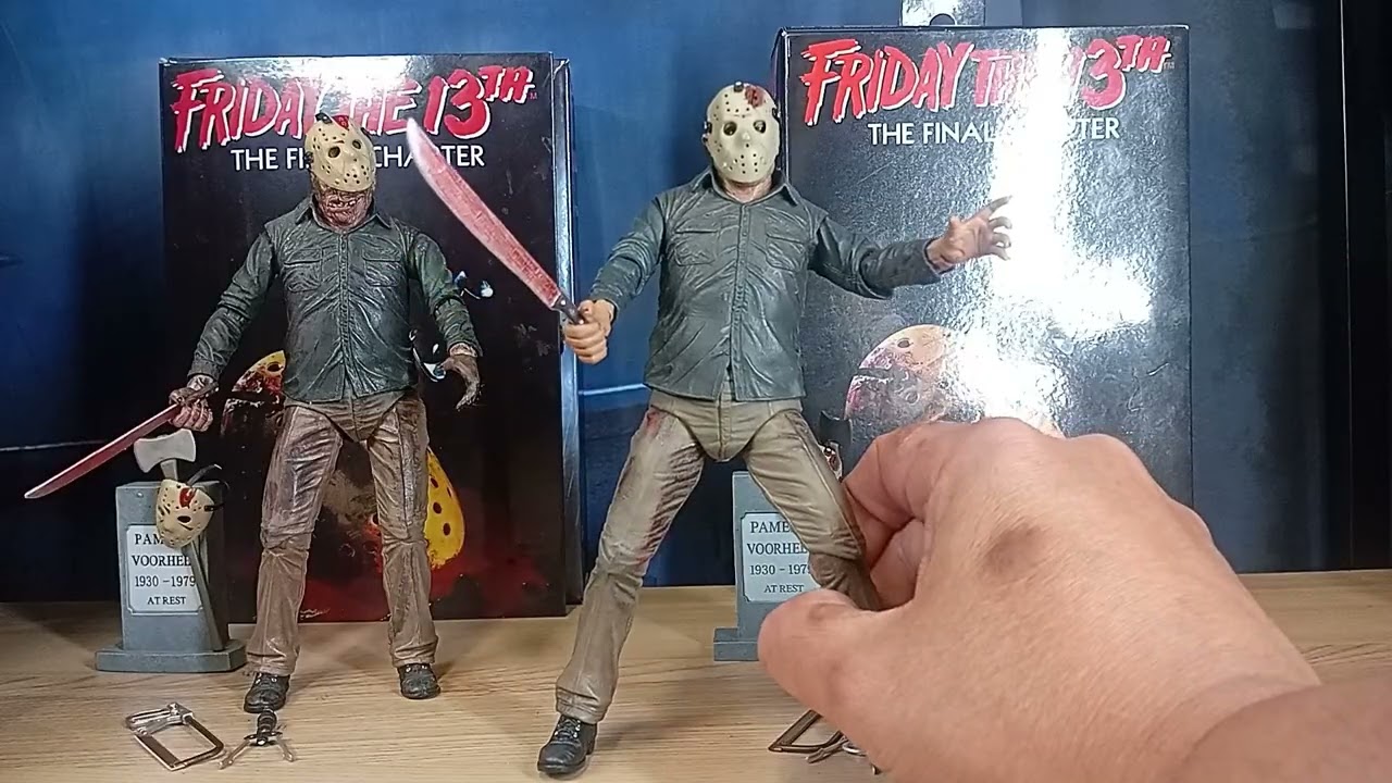 Comparación Fake vs Original Neca Ultimate Jason Friday the 13th The Final Chapter