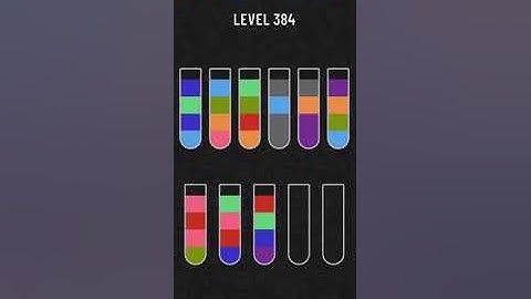 Water Sort Puzzle Level 384 Walkthrough Solution Android/iOS 💦