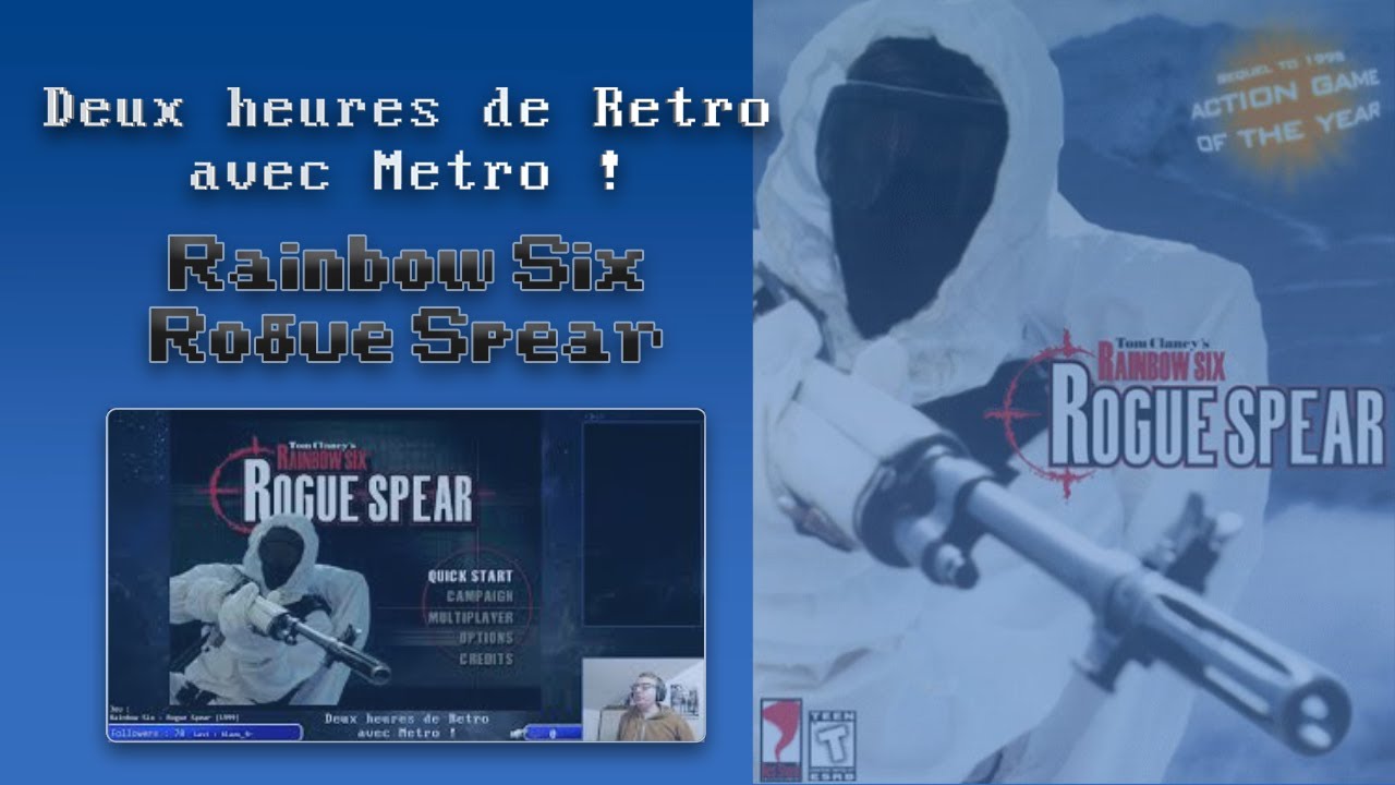 Deux Heures de Rétro avec Metro : Rainbow Six - Rogue Spear (PS1-DC)