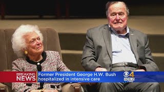 Former President George H.W. Bush Hospitalized In Intensive Care