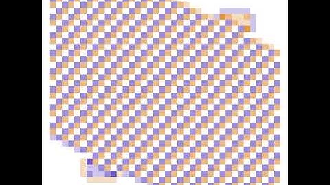 Abelian sandpile animation:  toppling of an odometer of rational linear growth