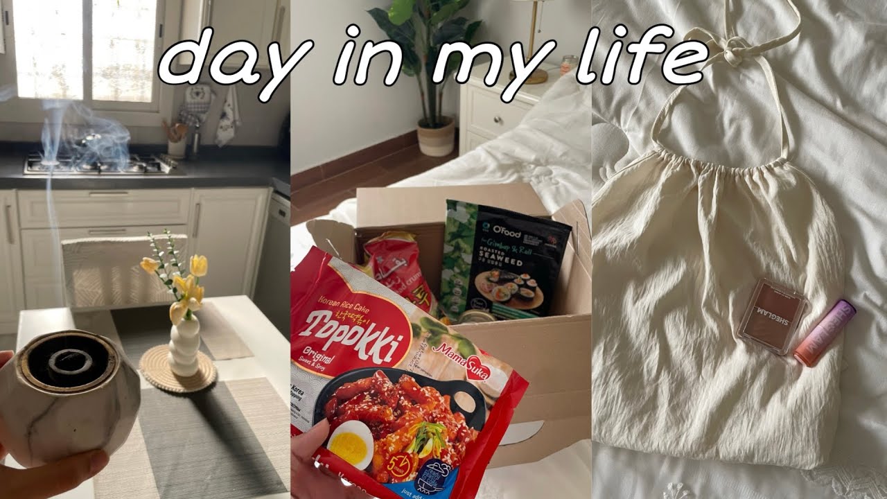 فلوق يوم في حياتي🌤️ | تجربة اكل كوري  | اول مره اسوي سوشي🍣| Day in my life