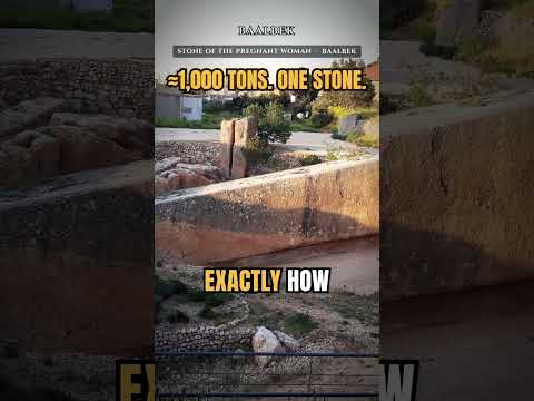 Baalbek: The Largest Known Block Cut in Antiquity