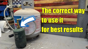 The correct way, How to refill a 1Lb propane tank from a 15Lb or 20Lb - Runtticoon Refill hose