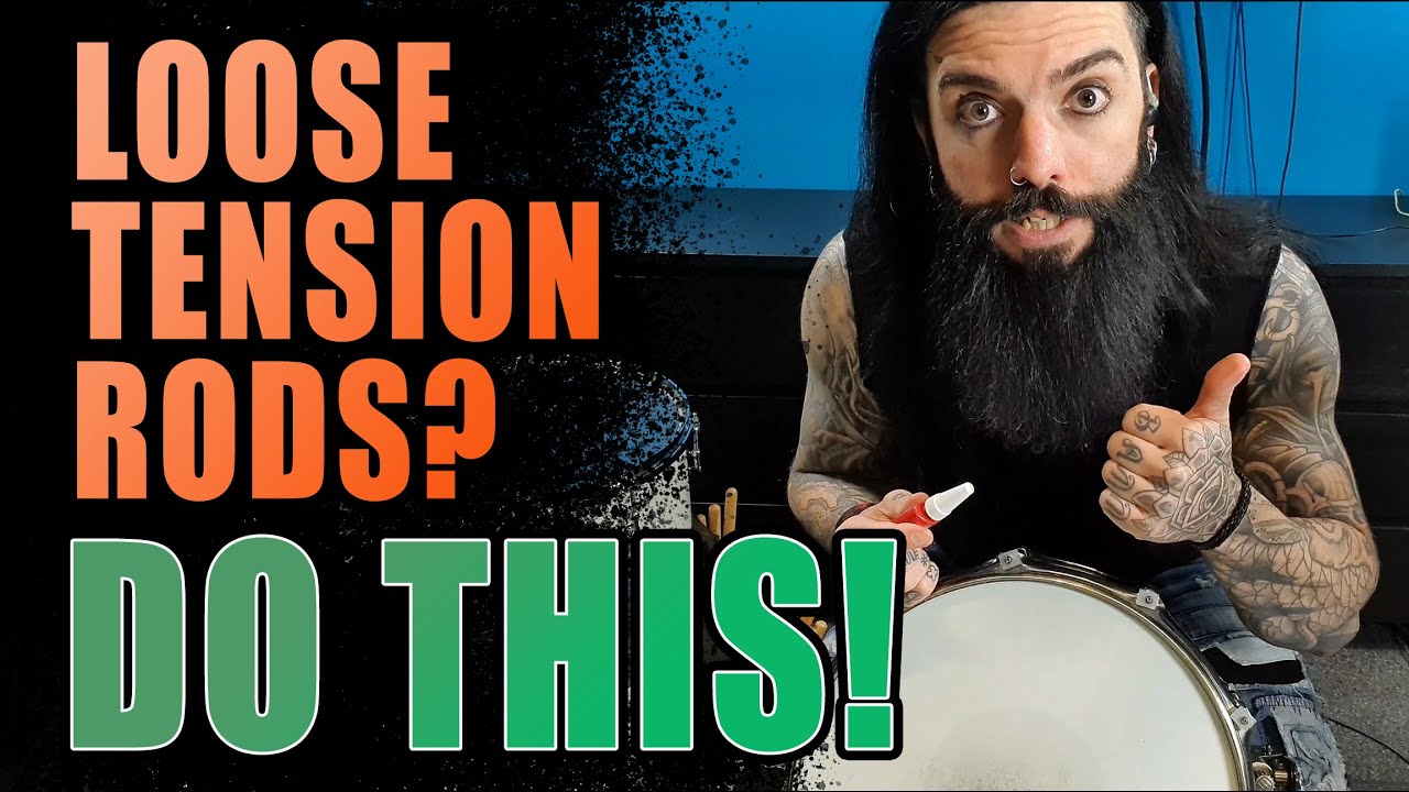 Drummers... Do your tension rods keep coming loose? FIXED! YouTube