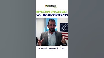 How To Write An RFI Effectively? - THAT EASY😱 | Government Contracting