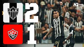 GALO 2x1 VITÓRIA: GOLS de THIAGO BORBAS e REINIER | MELHORES MOMENTOS