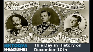 This Day in History on December 10th