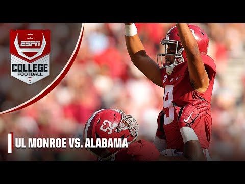 Ul monroe warhawks vs. Alabama crimson tide | full game highlights