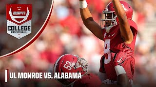 UL Monroe Warhawks vs. Alabama Crimson Tide | Full Game Highlights