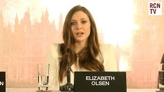 Elizabeth Olsen U0026 Gareth Edwards Interview  Movie Sexism  Godzilla European Premiere