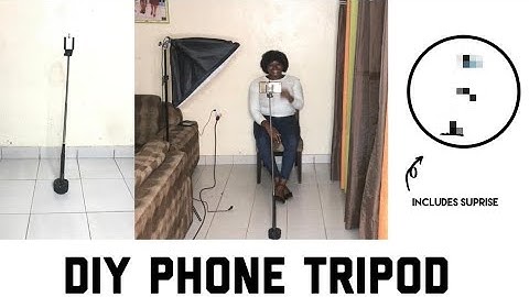 DIY Camera Tripod from PVC pipe n selfie stick | How to start Youtube on a budget
