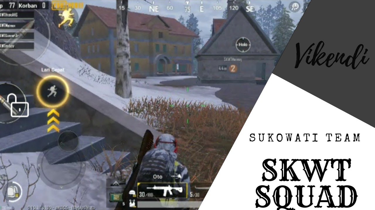 SKWT SQUAD MABAR- VIKENDI (GOROKA) M4+HOLO ANTI RECOIL-PUBG MOBILE INDONESIA