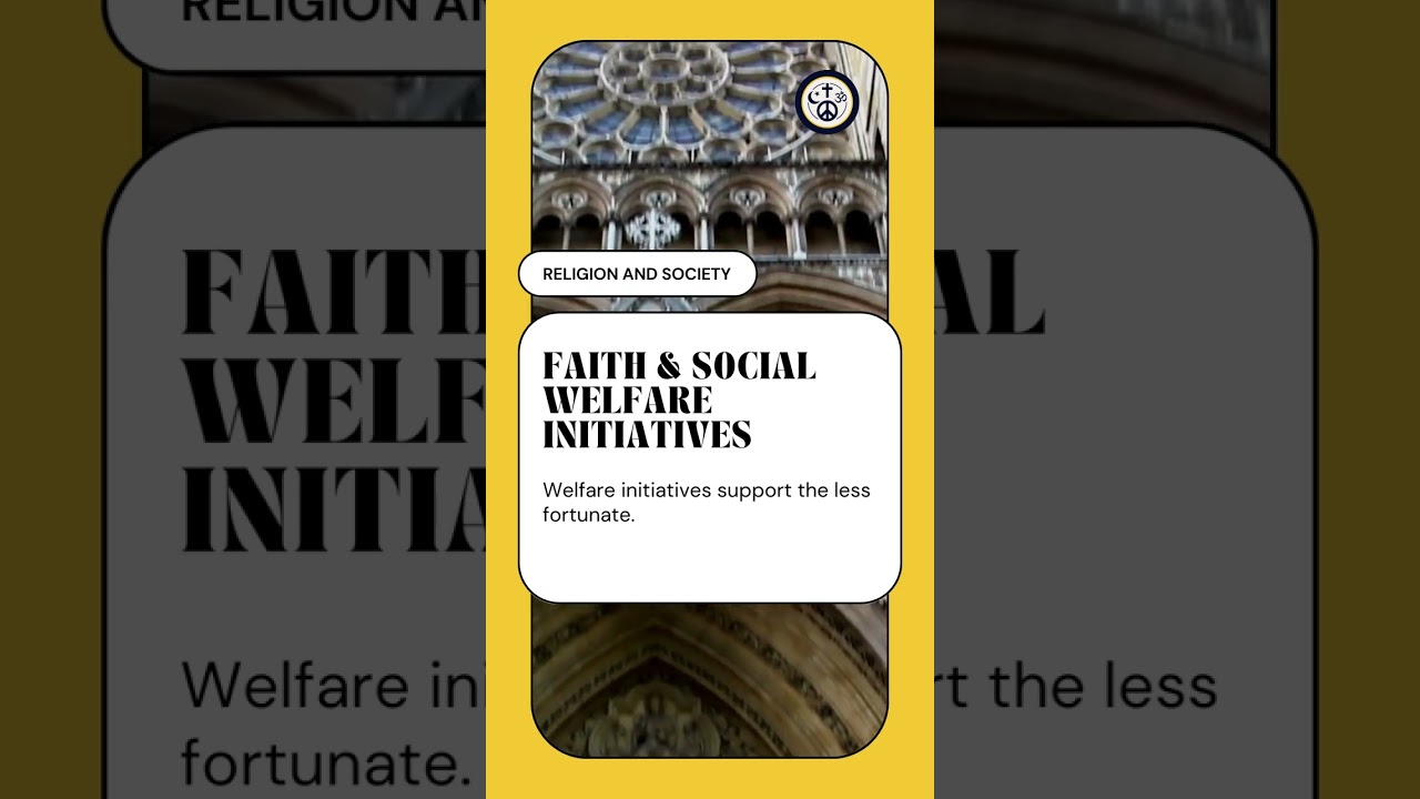 🌍 Faith & Social Welfare Initiatives Extending support with a touch of divinity. 🌟