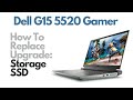 How To Replace / Upgrade SSD Storage - Dell G15 5520 Laptop Computer