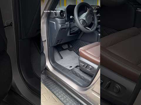 Toyota Prado 250 6 місць ✔ Автокилимки 3D ✔ екокожи  ✔ в салон Тойота прадо 250, видео 2