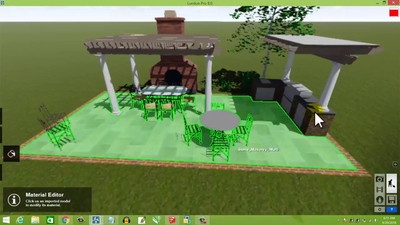Lumion 8 render   & How to Creat material for lumion(Urdu/Hindi)