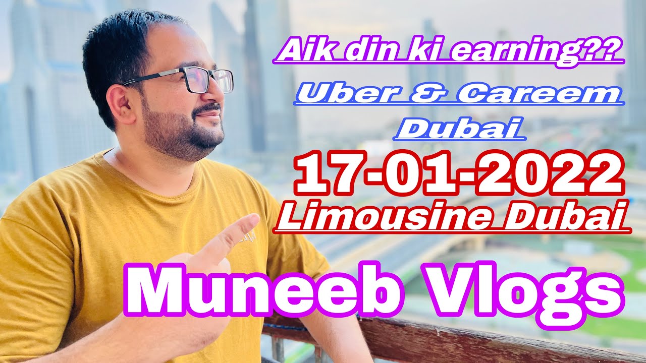 Aik din ki earning??? | Uber & Careem Dubai | Limousine Dubai | Muneeb Vlogs