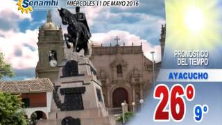 [VIDEO] Pronóstico del tiempo para el 11 de mayo de 2016