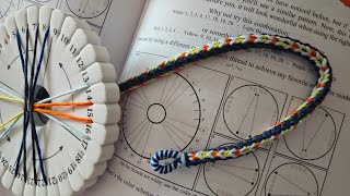 Kumihimo Tutorial Lovely Technique Colored Braid (16 Threads)