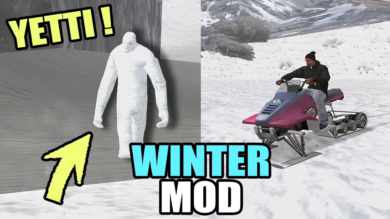 GTA San Andreas Winter Mod 2025: Realistic Snow and Ice EVERYWHERE ...
