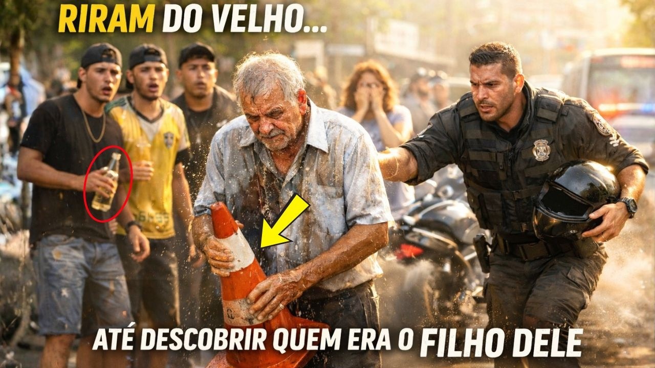 JOGARAM CACHAÇA NO VELHO VOLUNTÁRIO… MAS QUANDO A MOTO PAROU, NINGUÉM TEVE CORAGEM DE RIR