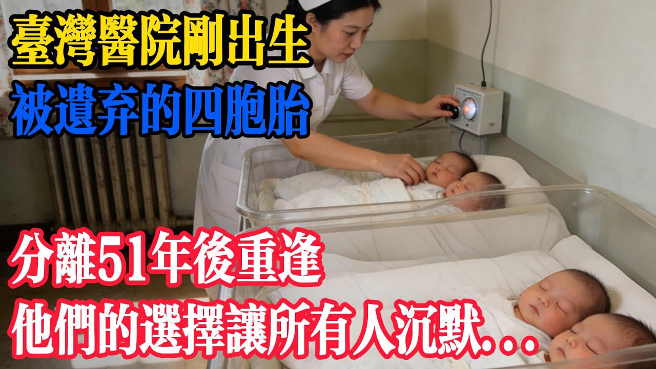 台灣醫院裡被遺棄的四胞胎，分離51年後重逢，他們的選擇讓所有人沉默