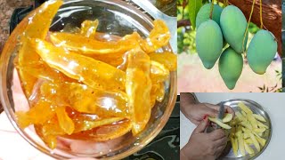 ऐसे बनाये आम का रसीला मुरब्बा - murabba recipe - mango sweet pickle