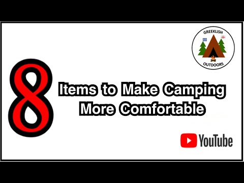 8 Items to Make Camping More Comfortable