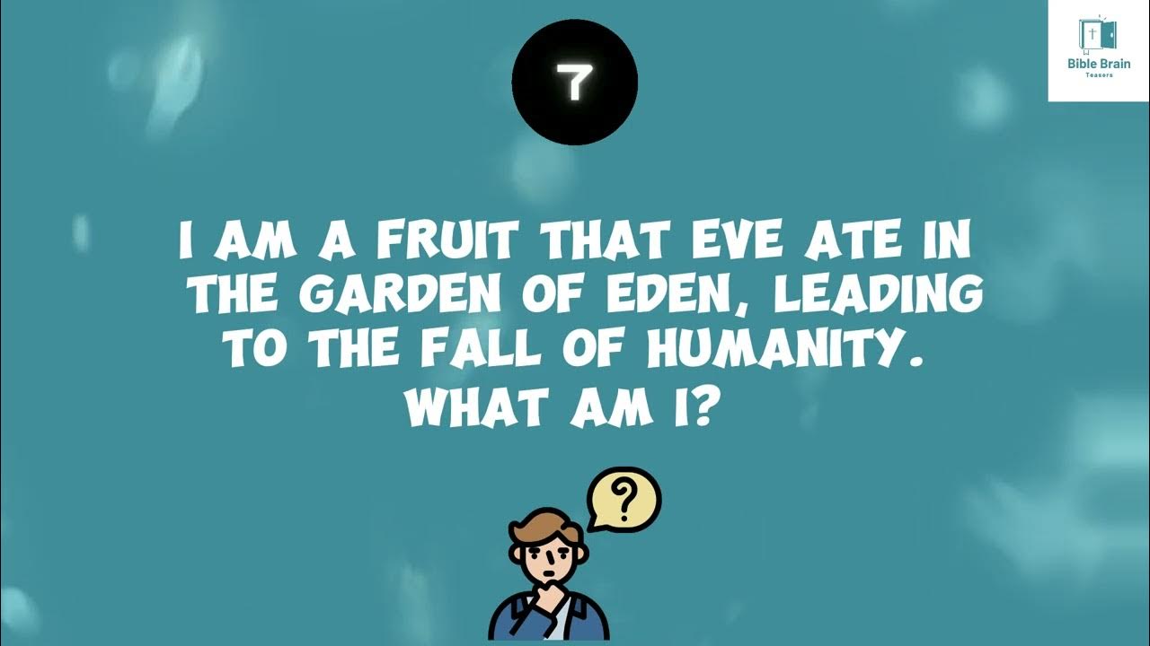 BIBLE BRAIN TEASERS RIDDLES FOR THE WEEK EP4 YouTube