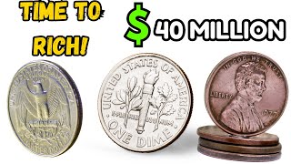 TOP MOST VALUABLE COINS  RARE DIMES, PENNIES, & QUARTERS WORTH A LOT OF MONEY!