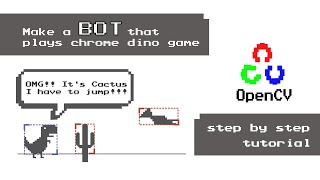 Bot Plays Chrome Dinosaur Game (Almost 1 Million Score) on Make a GIF