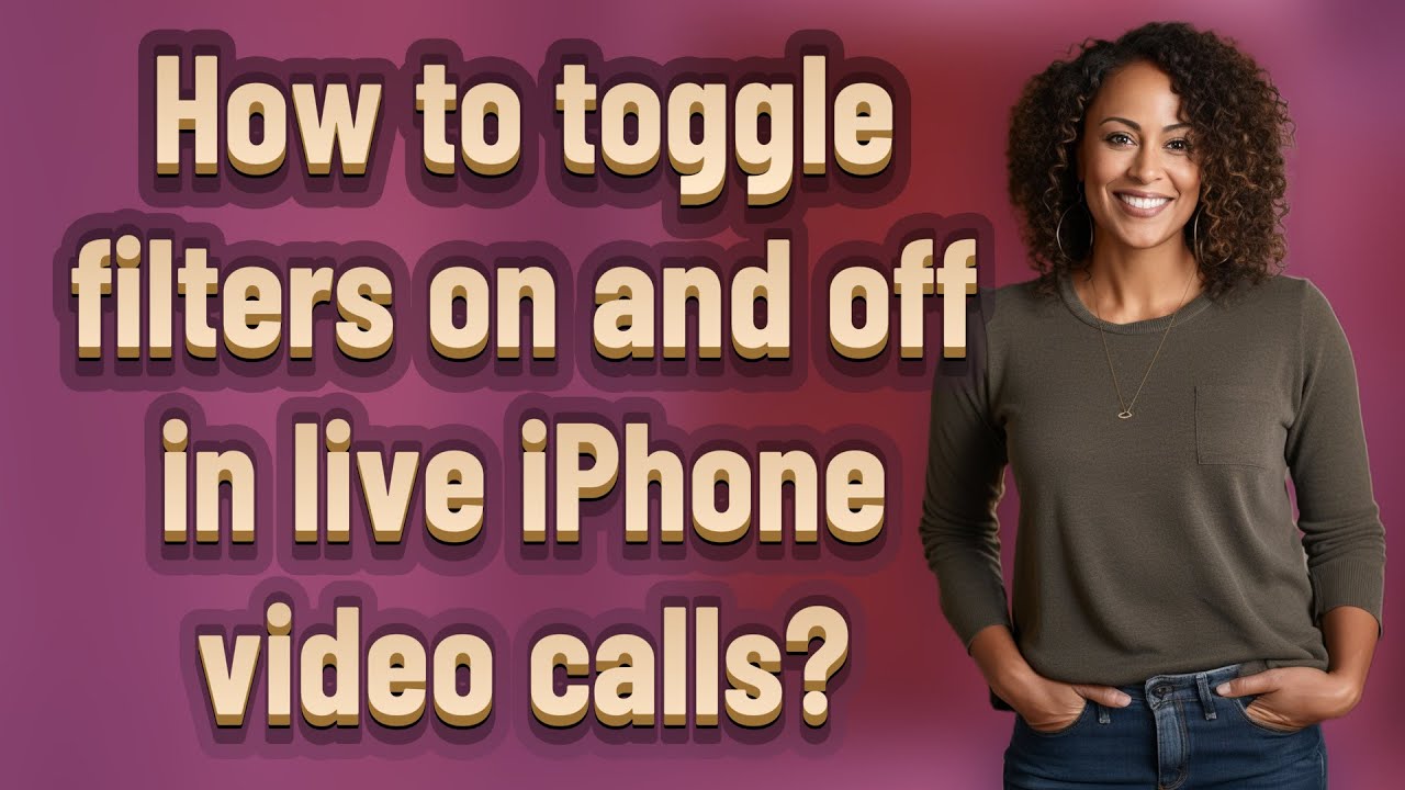 How to toggle filters on and off in live iPhone video calls? - YouTube