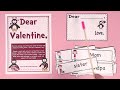 Dear Valentine Activity