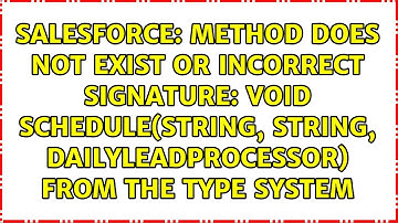 Method does not exist