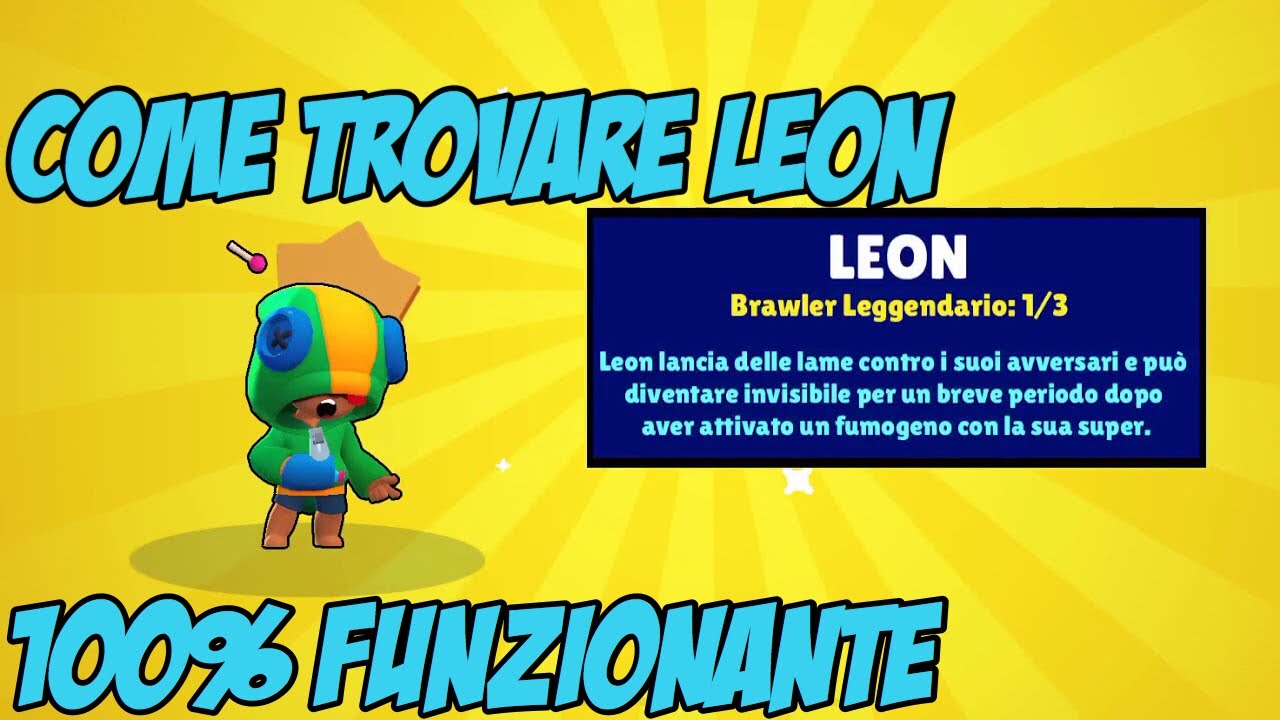 Come Ottenere Leon Con Un Codice Segreto Youtube - trucchi brawl stars per avere leon