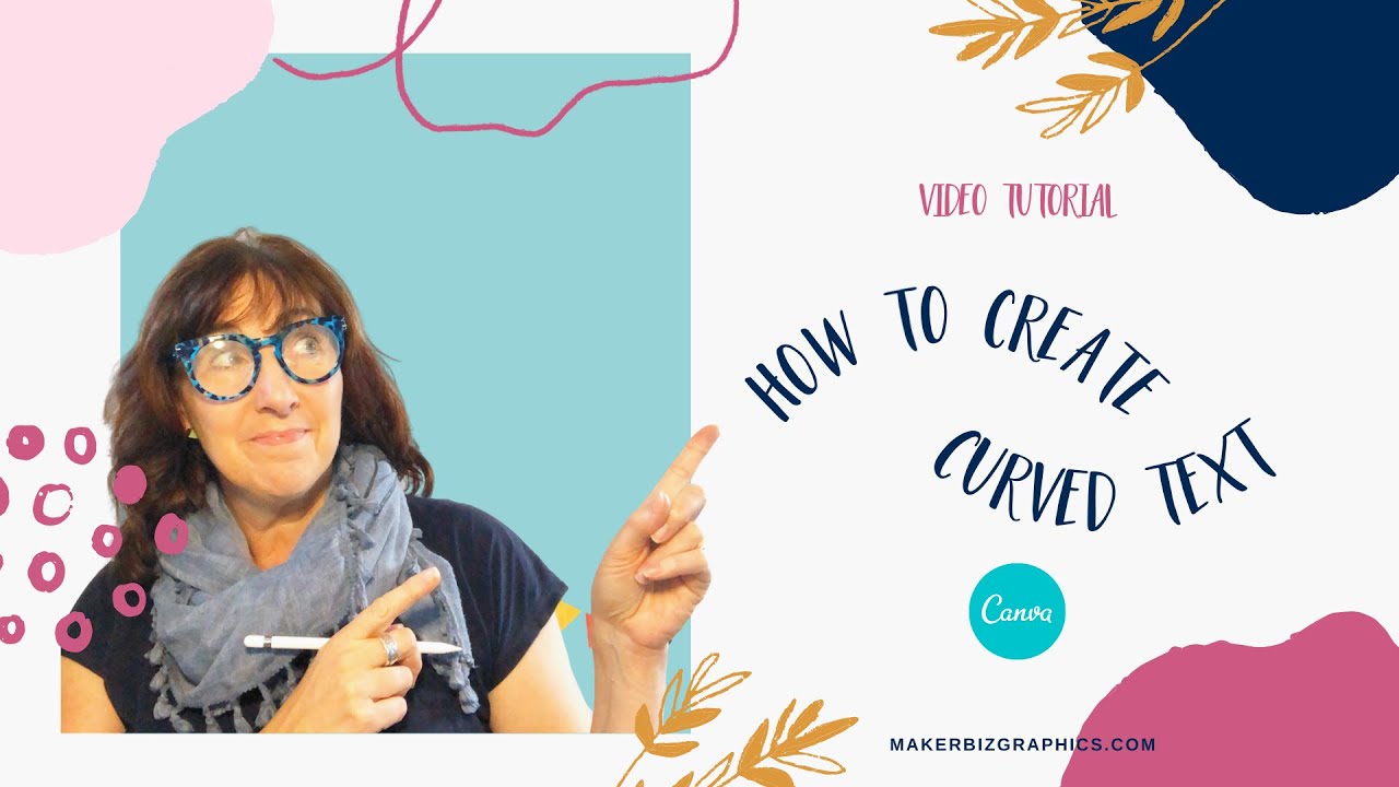 How to create curved text in Canva