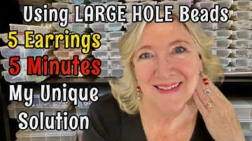 Maak 5 oorbellen in 5 minuten met grote gaten | Snelle en gemakkelijke tutorial voor beginners om...