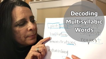 Decoding Multisyllabic Words