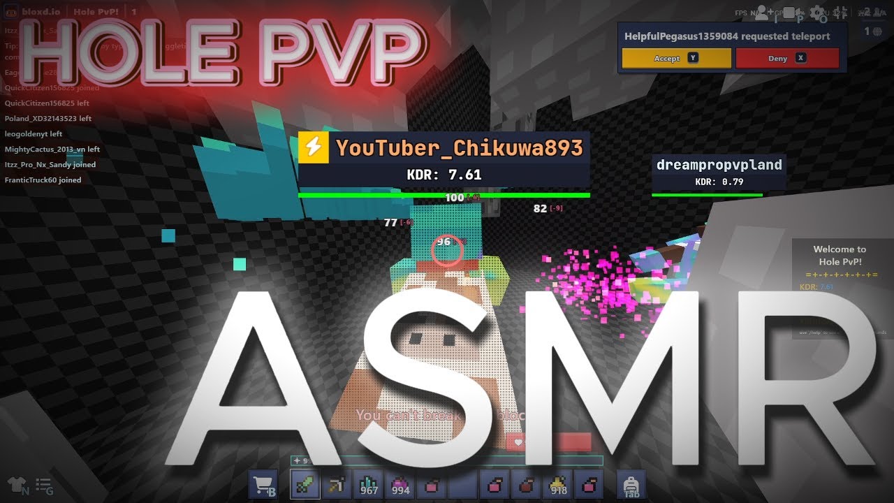 HOLE PVP ASMR bloxd.io