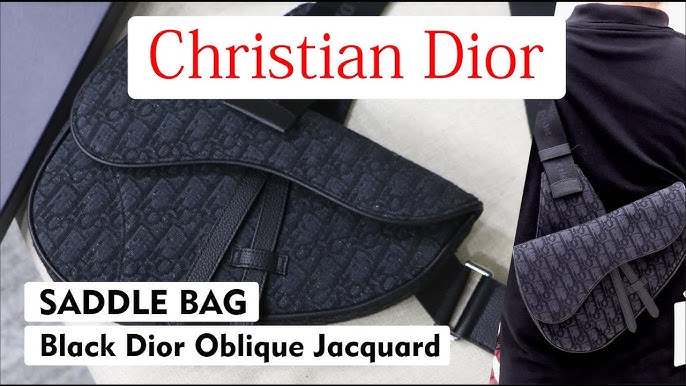 Dior Men's Oblique Jacquard Scarab Bag
